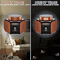 Vista 5 de FineFix 360 Enchufe ultrasónico repelente de plagas repelente de ratones de 4 modos lo mejor para deshacerse de las plagas repelente para interiores