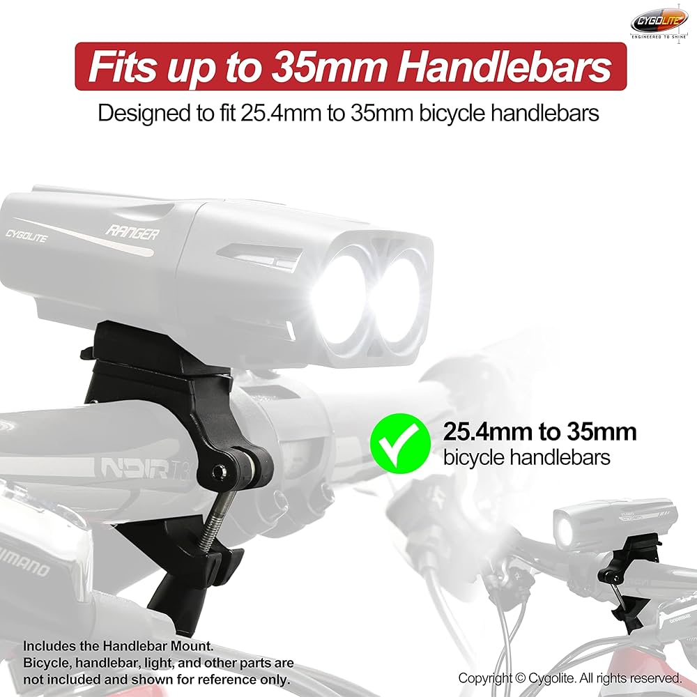 Amazon.com : Cygolite 35mm Handlebar Mount For All Ranger