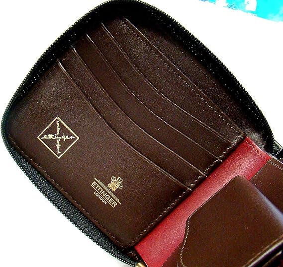 ほぼ新品 エッティンガー 財布 ROUND ZIP PURSE クロコ 黒 CP】ROUND ZIP PURSE | WALLETS & PURSES | ETTINGER LONDON