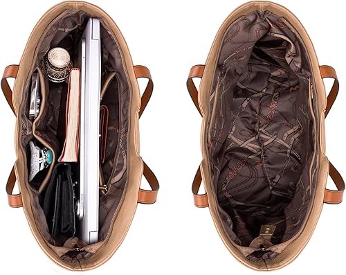 Vista 4 de Montana West Bolsa de mano para mujer, bolsa de mano con asa superior, bolsa de hombro de gran