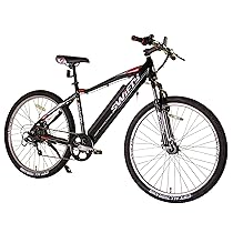 Swifty AT656, Mountain Bike with Battery Semi intergrated Into The Frame Unisex-Adult, Nero, Taglia Unica