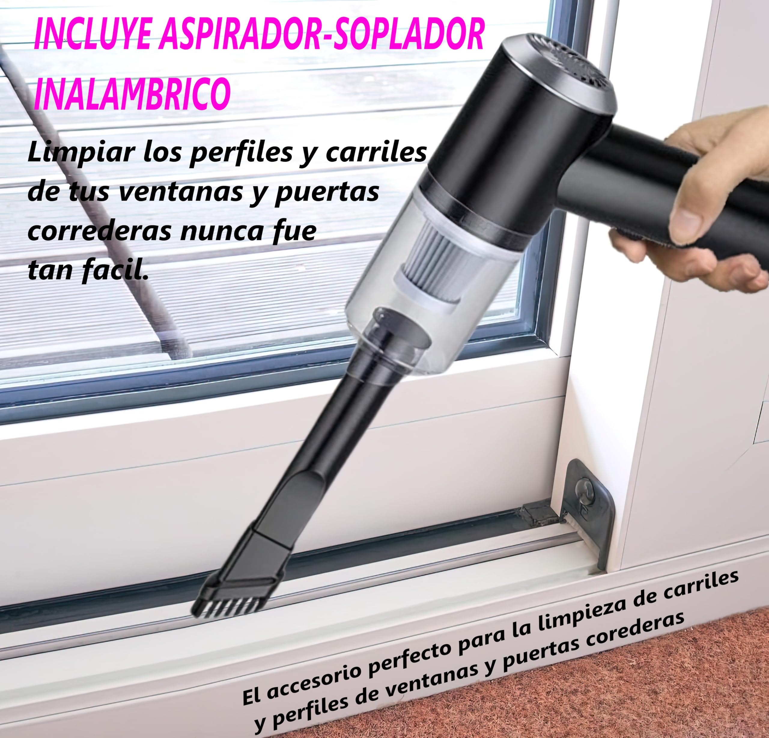 Limpiacristales Magnetico - Regulable de 5 a 25mm de grosor para cristales sencillos y doble cristal (tipo Climalit) - Limpia Cristales Magnetico, Limpia Ventanas.