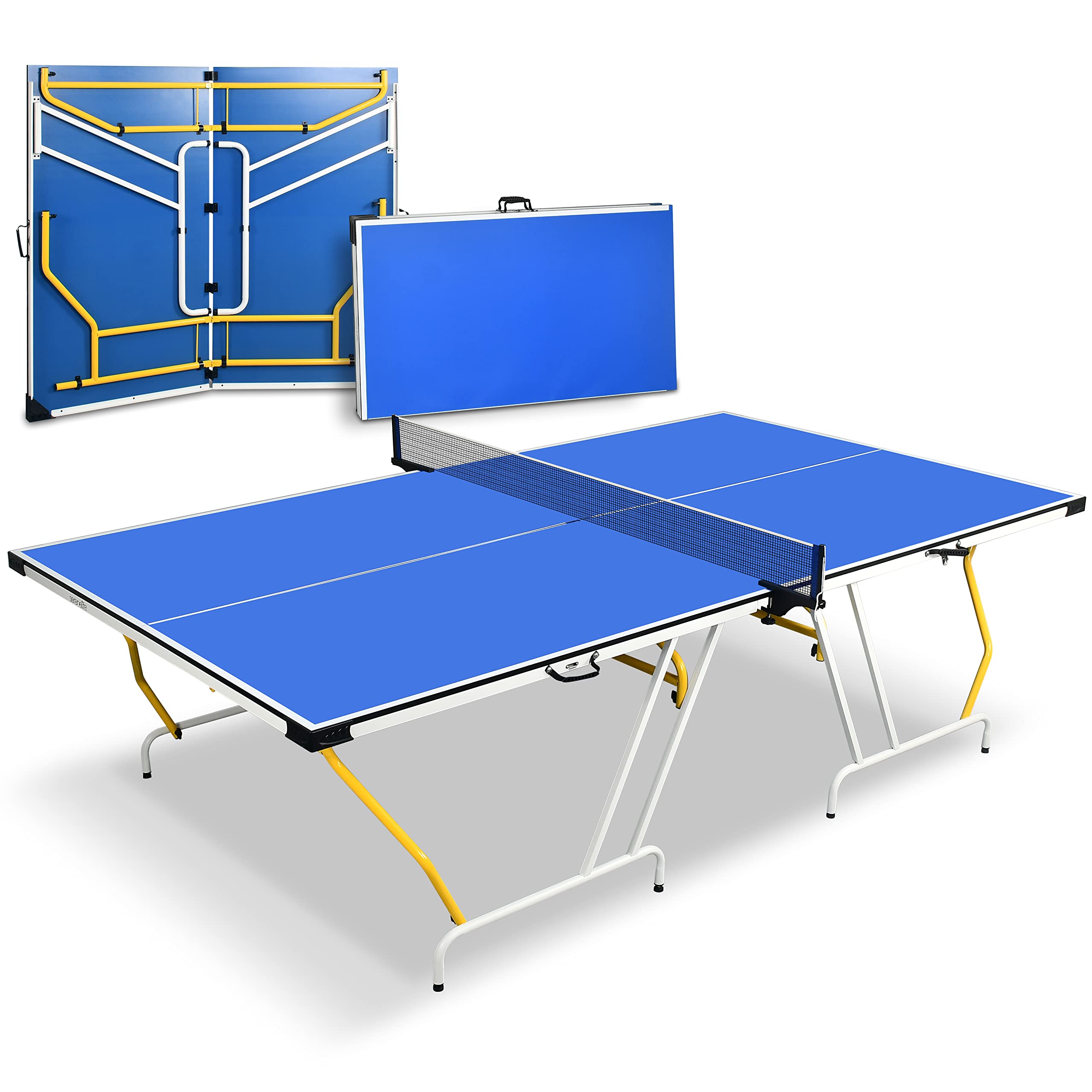 Serenelife Mesa de Ping Pong, Tamaño Mediano, Tenis de Mesa, Plegable, Portatil, Incluye Red — view 10