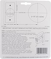 Vista 3 de Johnson Hardware Cerradura de privacidad para puerta de bolsillo de níquel