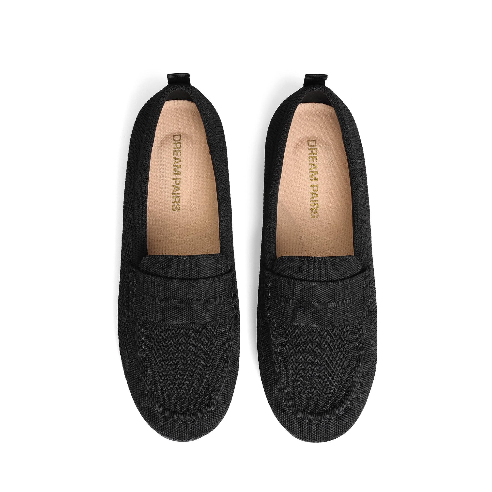 DREAM PAIRS Mocassini Donna Maglia Penny | Tomaia in maglia traspirante, soletta in memory foam, suola TPR, design slip-on, per lavoro.