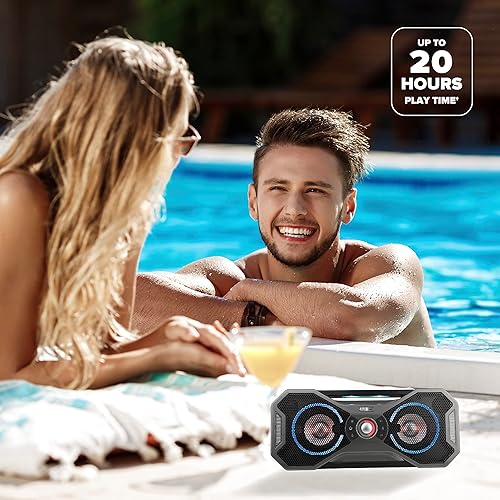 Miniatura 6 de Altec Lansing Mix 20 - Altavoz Bluetooth impermeable IP67 altavoz flotante portátil con graves fuertes altavoz inalámbrico de viaje para piscina