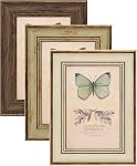 XUANLUO paquet de 3 5x7 Ensembles de cadres d'images rustiques de ferme de pouce HD couvercle en plastique pour support mural ou écran de table (multicolore, 5x7-3pcs)