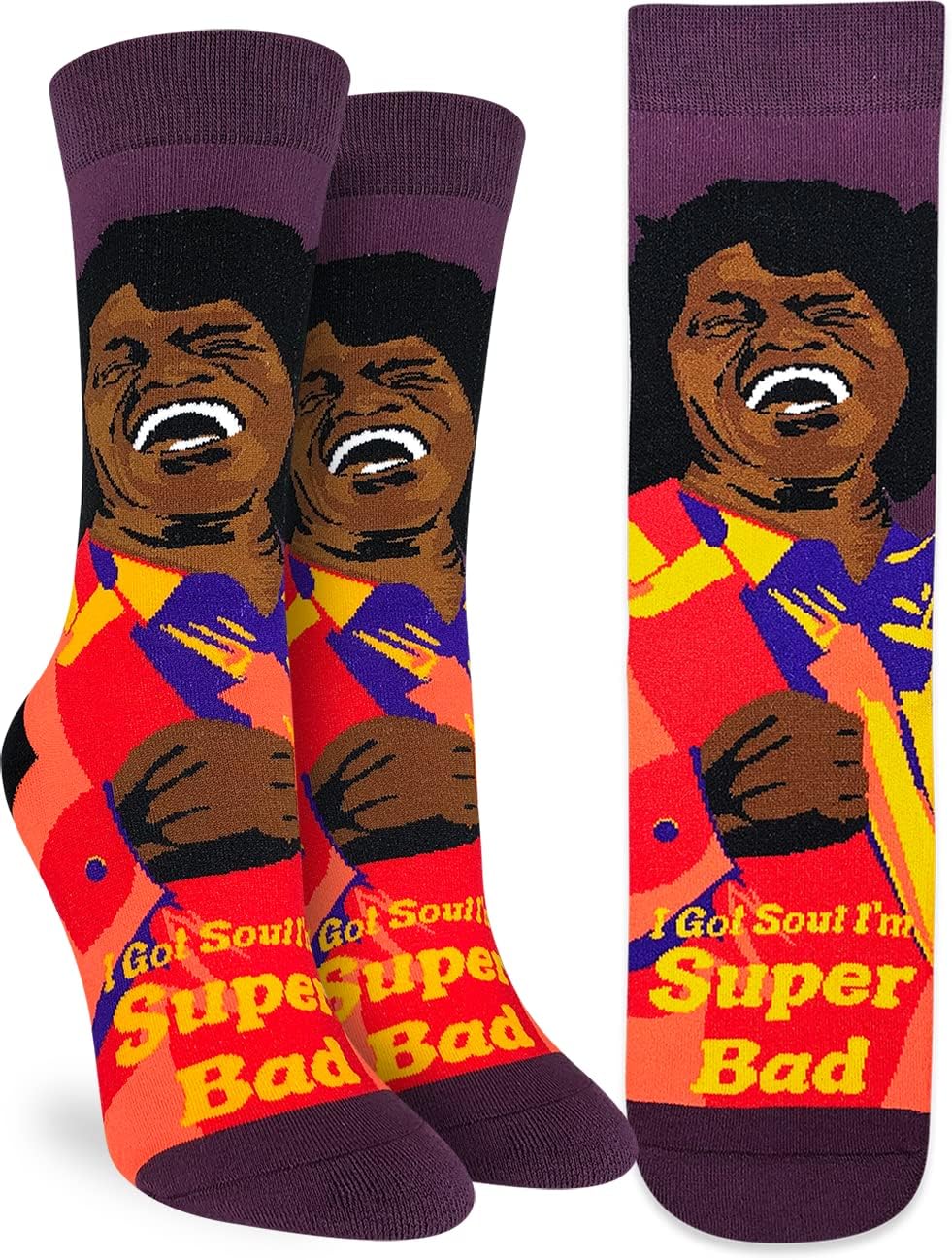 Good Luck Sock Women's James Brown Socks, Adult