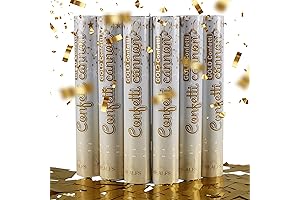 Confetti Cannon Party Poppers for New Year's Eve Celebrations