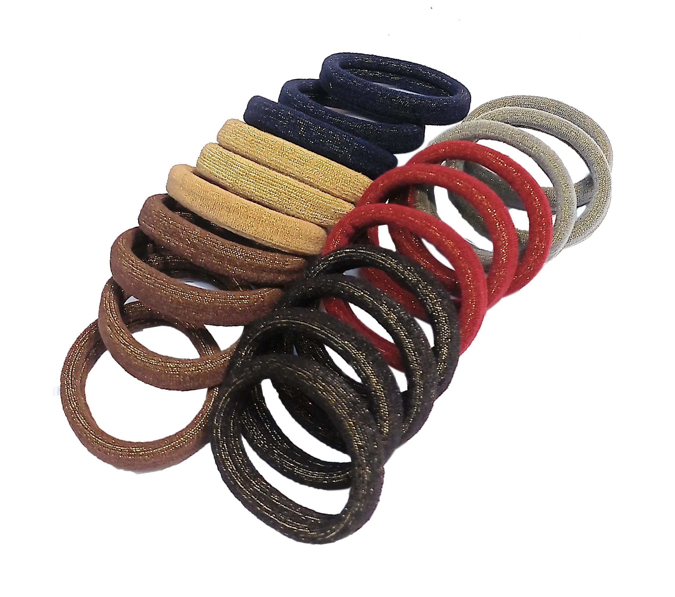 Fairytale Elegant Soft Big Pastel/Multi-Colour Shiny Hair Rubber Band Ponytail Holder Elasticity Bands for Girls Womens. Size 5 cm (Pack of 20) (Solid) (B09HKFBKVJ) Amazon Price History, Amazon Price Tracker