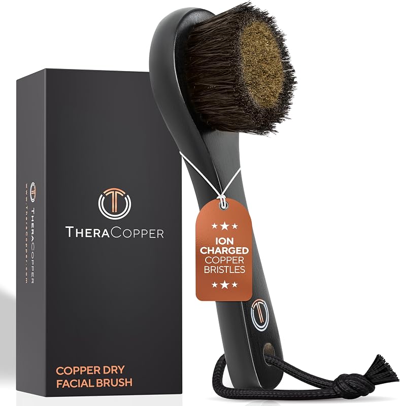 TheraCopper Escova Facial Manual para Limpeza a Seco