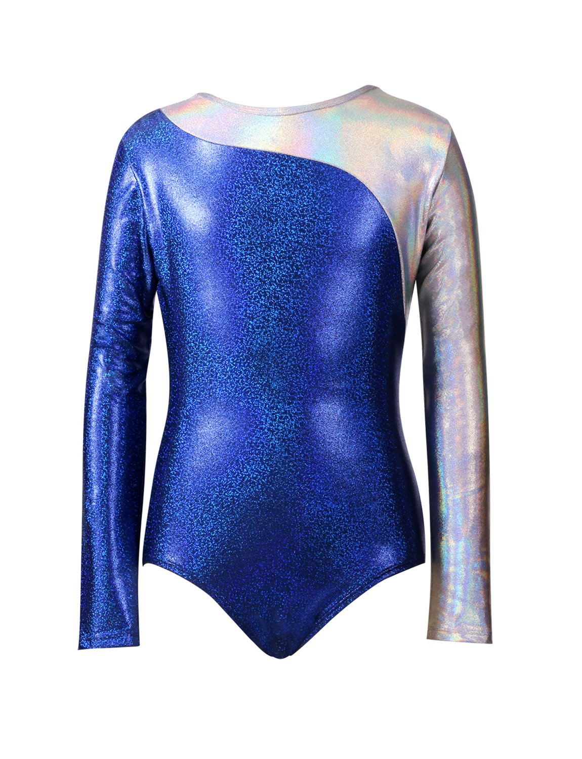 VEVA Long Sleeve Colorblock Competition Leotard
