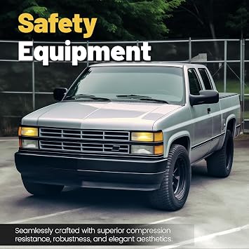 ECOTRIC Front Bumper Face Bar Compatible with 1988-2000 Chevy Silverado GMC Sierra C1500 C2500 C3500 K1500 K2500 K3500 Tahoe Blazer Suburban Yukon Cadillac Replace for GM1002168 W/License Plate Hole