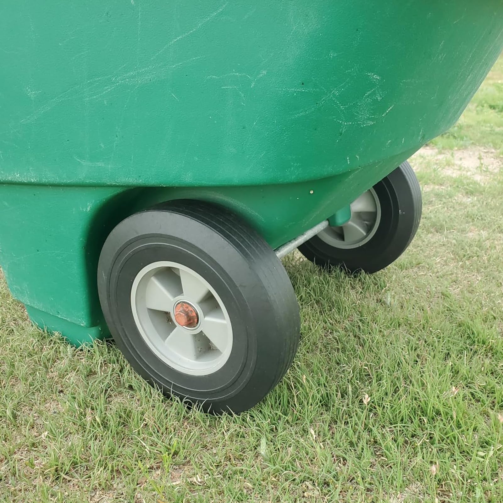 HAKZEON Solid Rubber Wheels - 330lb Capacity -6