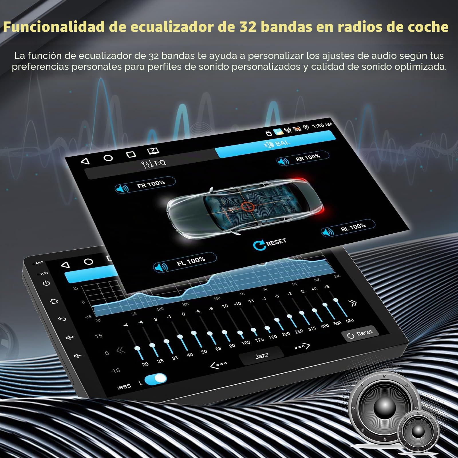 Inefala 4G+64G Autoradio Android 15 para Renault Clio 2013-2018