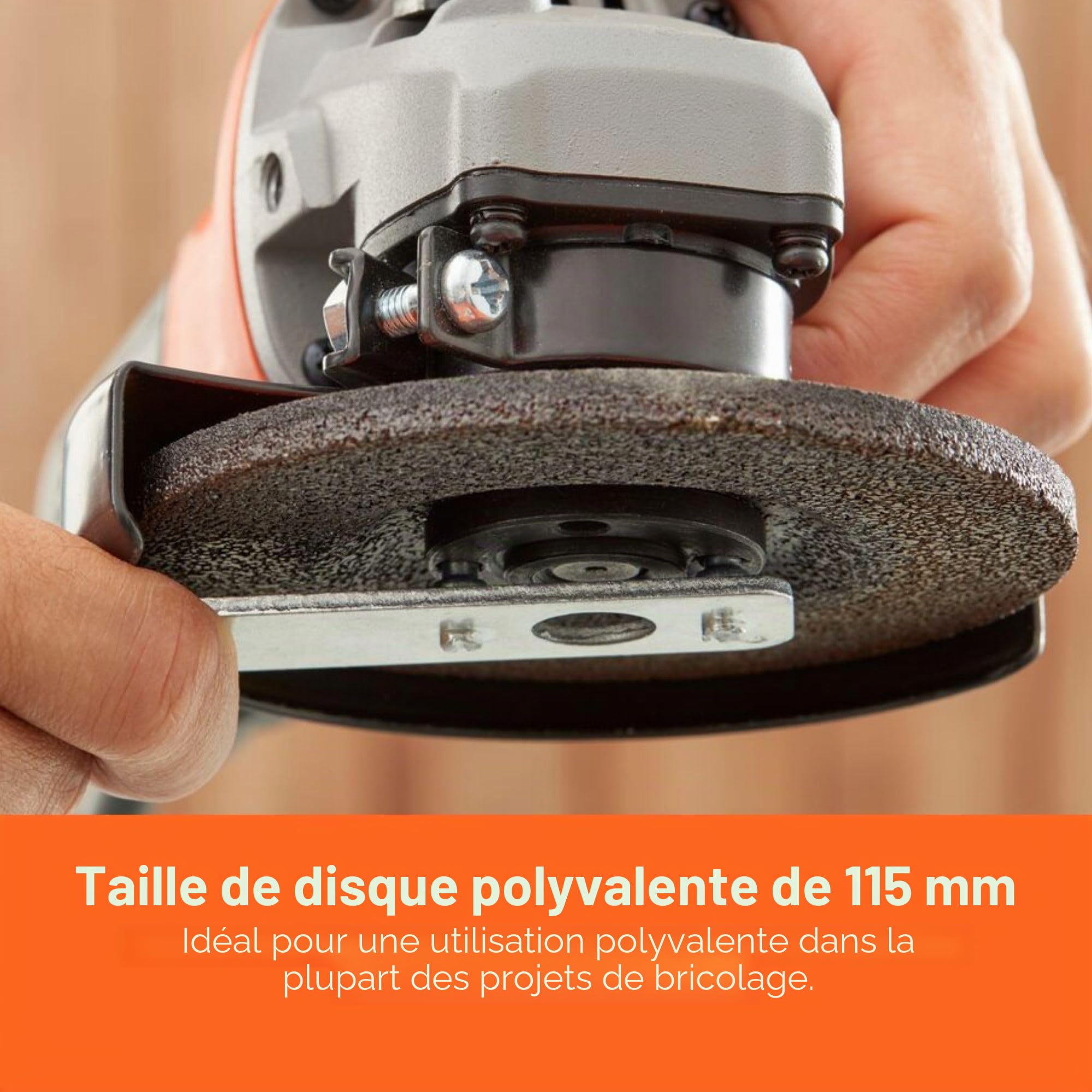 BLACK+DECKER 15mm 710W Compacte, meuleuse d'angle filaire, BEG010-QS