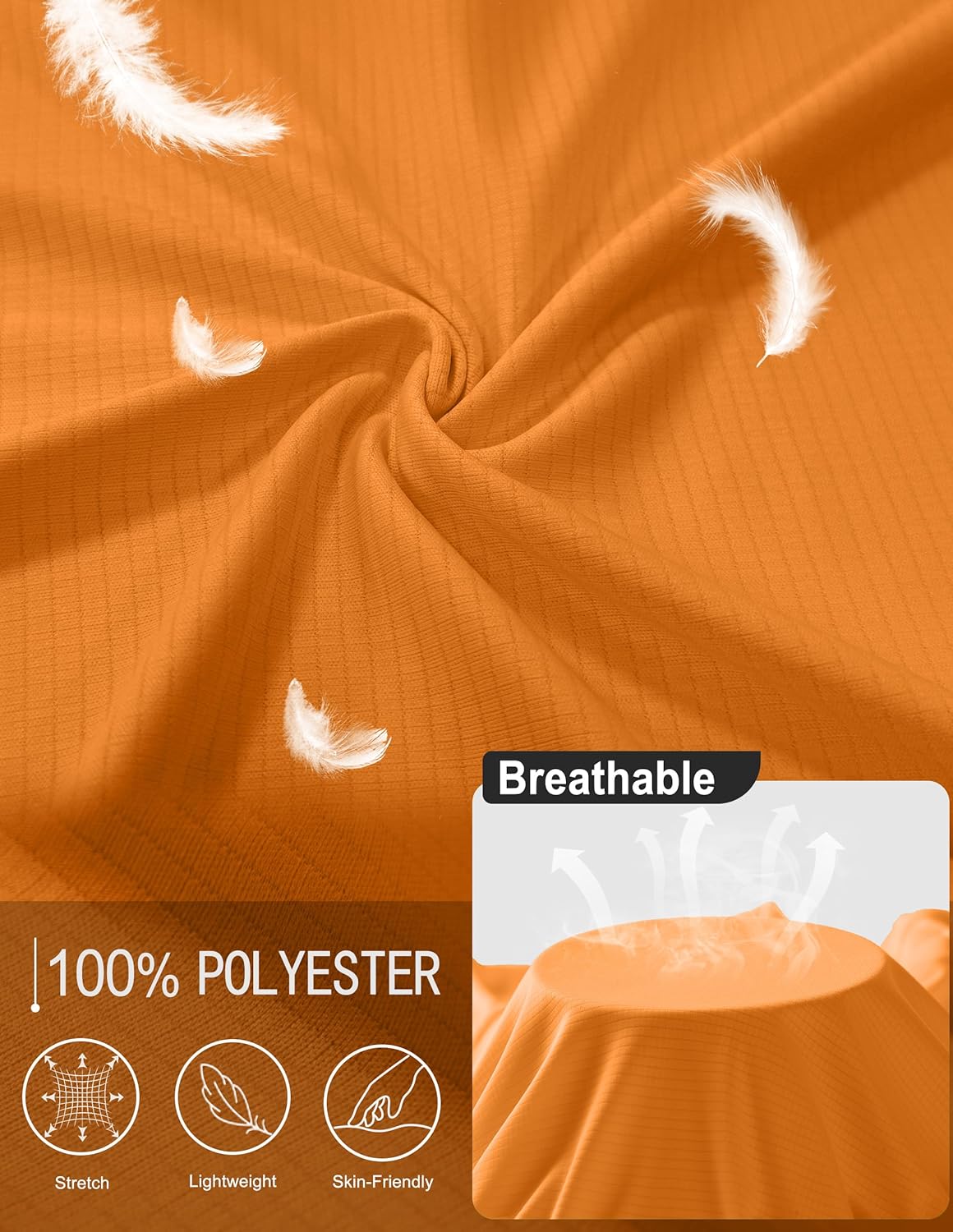 Men's Short Sleeve Workout Shirts Quick Dry Lightweight T-Shirts Gym Running Athletic Tshirt for Summer - Image 5