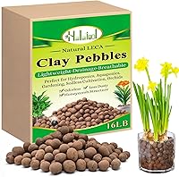 Vista 11 de Halatool 2 LB Guijarros de arcilla expandida natural de 2 libras para plantas 4mm-16mm Bolas de arcilla 100% orgánicas Hydroton Leca para plantas