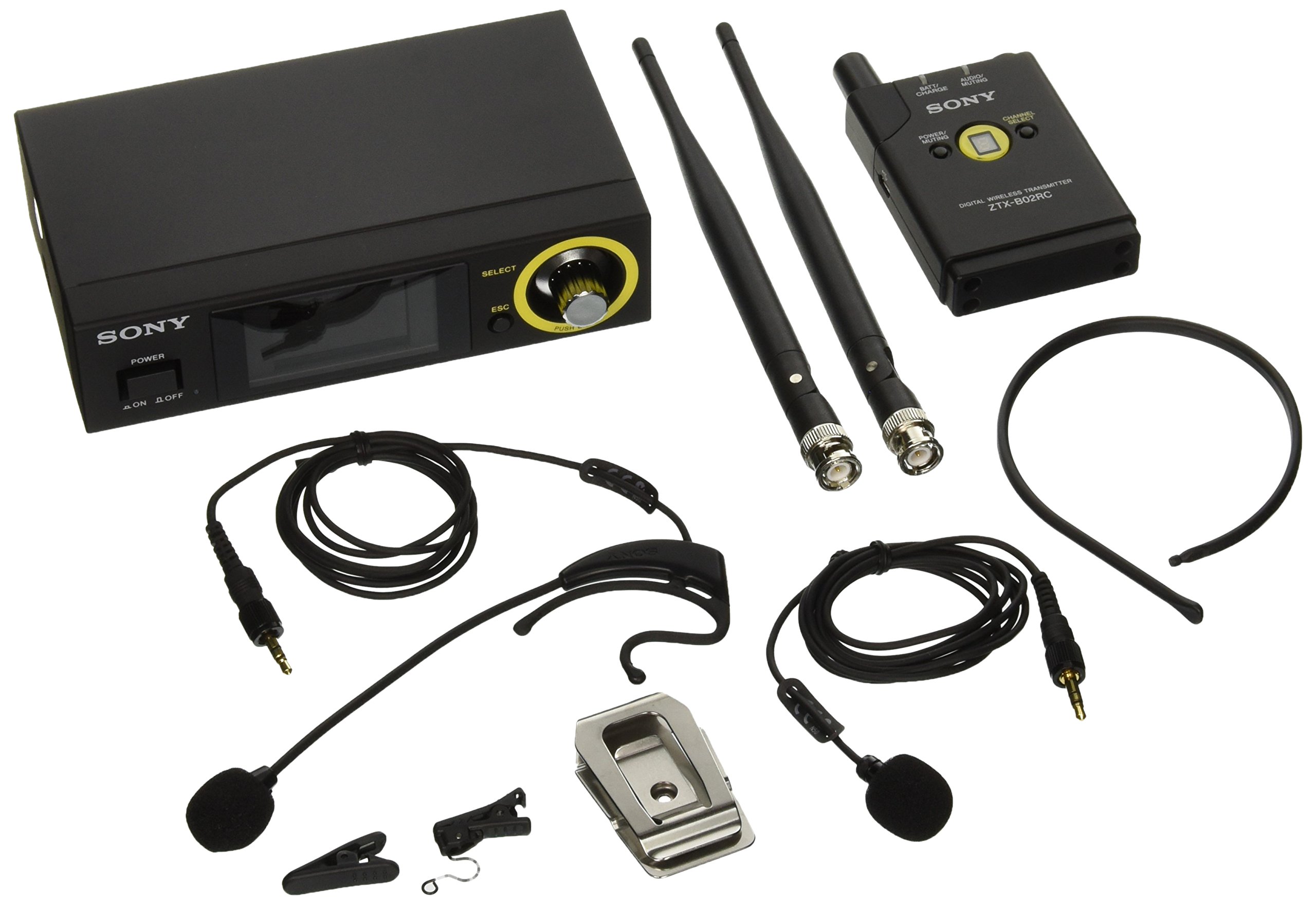 Sony DWZB70HL DWZ Series Digital Wireless Headset & Lavalier Set
