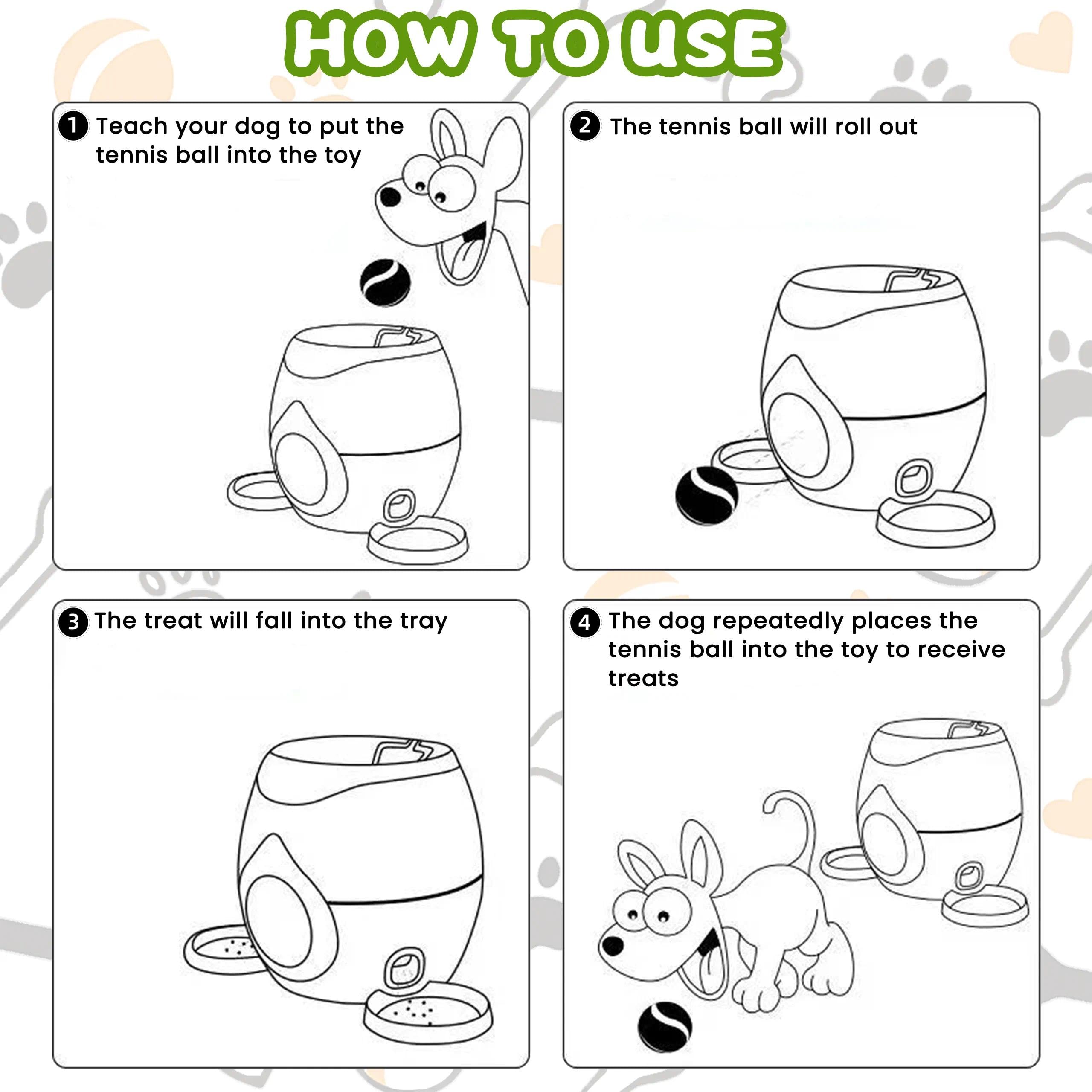 Abull - Giocattolo puzzle per cani, giocattolo interattivo per cani, migliora il QI degli animali domestici e li tiene occupati, dispenser 2 in 1 e alimentatore lento per mangiare sano, divertente e