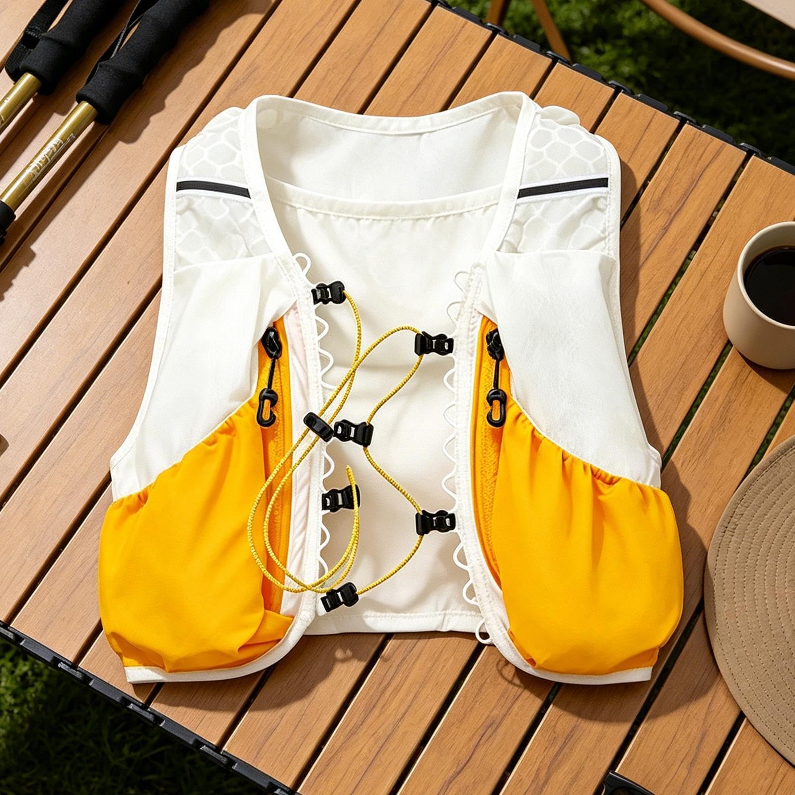 Gilet de course léger pour trail et course à pied pour enfants et cyclisme, randonnée, jogging, marche, gym, voyage, fitness, entraînement, coureurs et