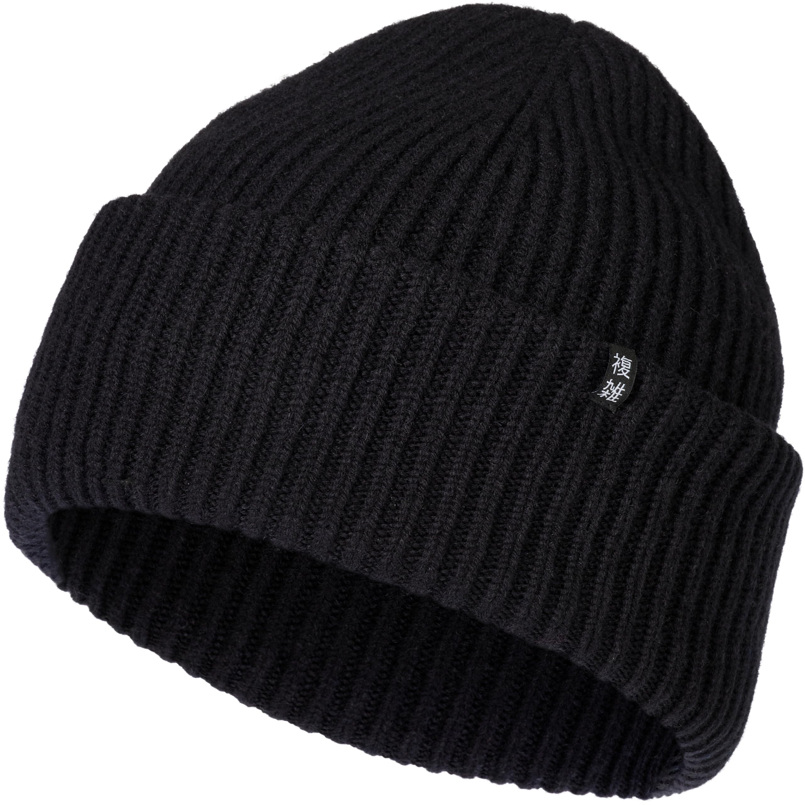 Enter the Complex® Berretto oversize, berretto da donna e uomo, made in Italy, 100% lana merino finissima, a costine