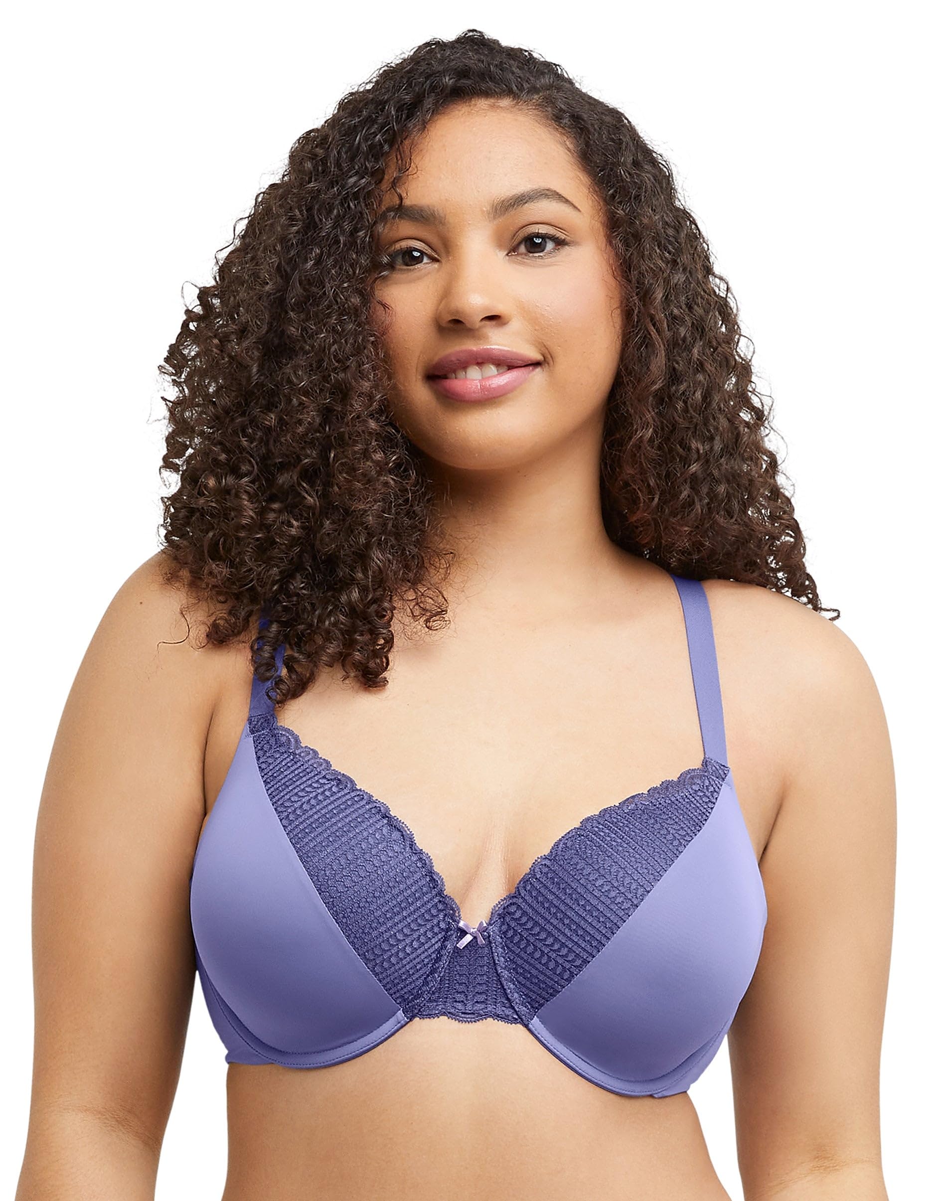 Maidenform Womens Comfort Devotion Embellished Demi Bra