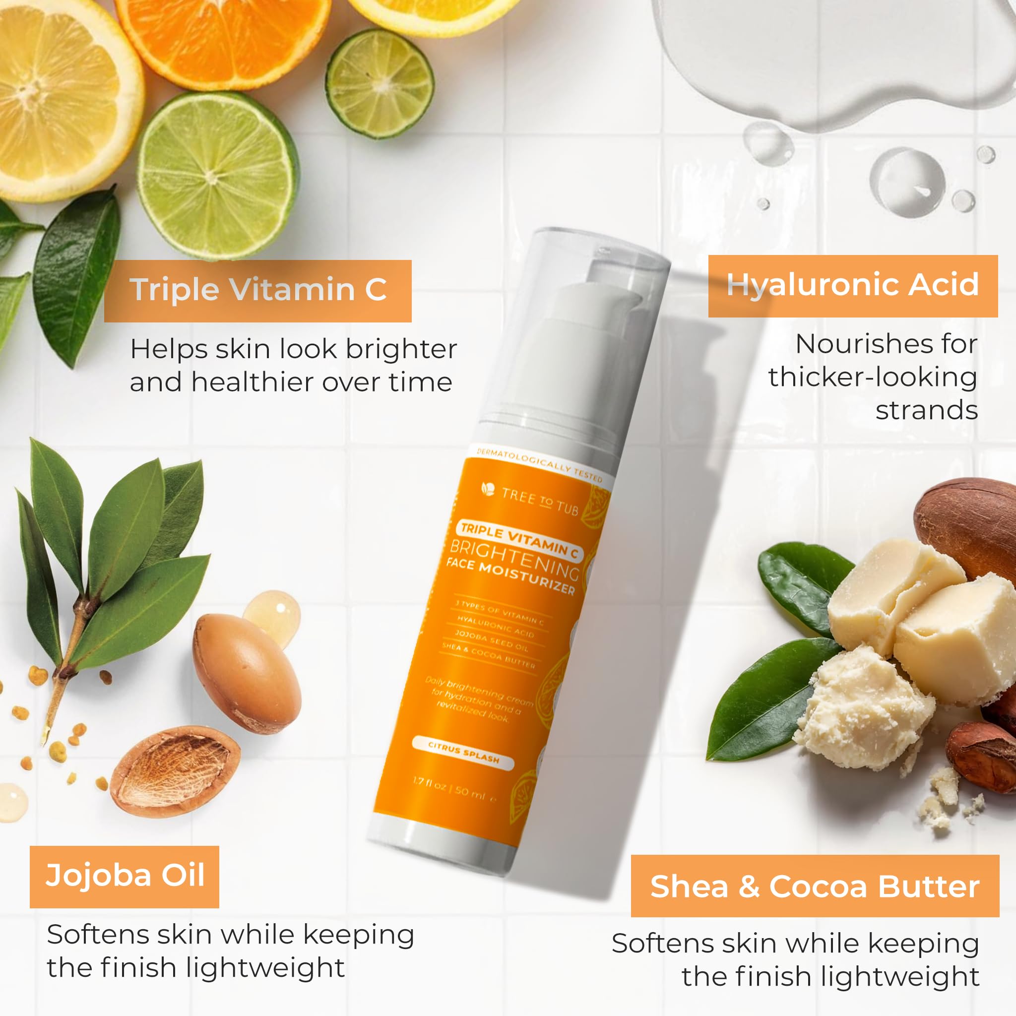 Amazon.com: Tree To Tub Vitamin C Face Cream - Triple Action