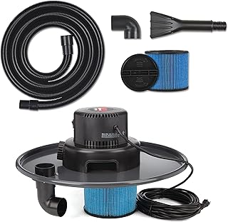 Shop-Vac, 9700606, 3.0 Peak HP 2-Stage Wet Dry Vacuum Motor Head Assembly for 55 Gallon Drum, Motor Head and Lid, 1.5 in Diameter x 12 Ft Hose, 109 CFM, (1 Kit)