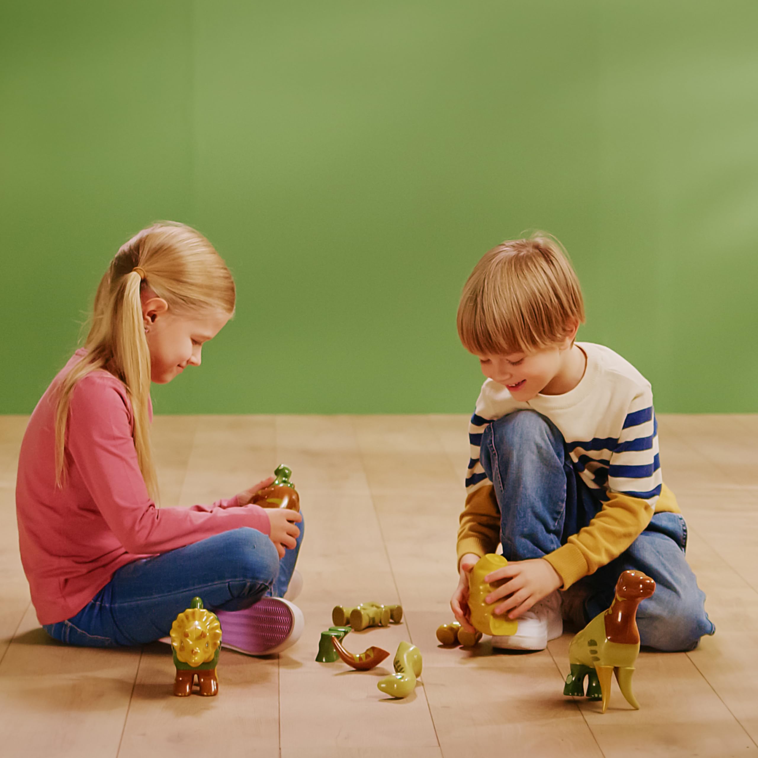 klein Theo Puzzle Magnetico Dinos (4 x) Multicolore (0085)
