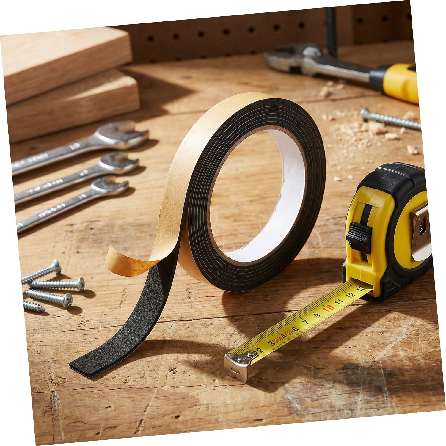 2pcs Black EVA Waterproof Caulk Strip Tape for Bathroom Wall Edge