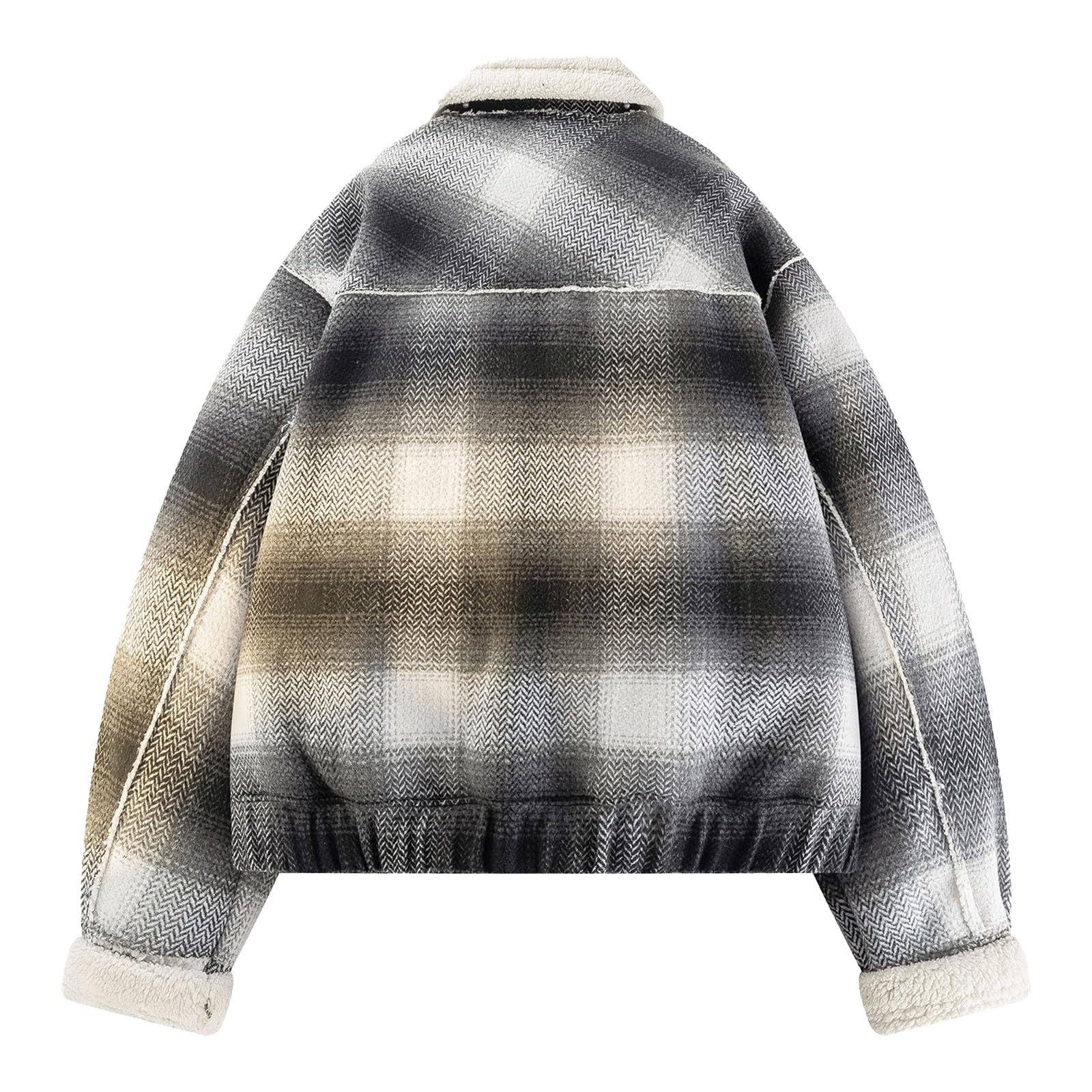 Genérico Chaqueta Pluma Hombre, Abrigos Hombre Invierno,Abrigo De Lana De Moda con DiseñO De Color De Estilo Corto Elegante Abrigo Tipo Guisante para Ocasiones Casuales O Elegantes De Abrigo CáLida
