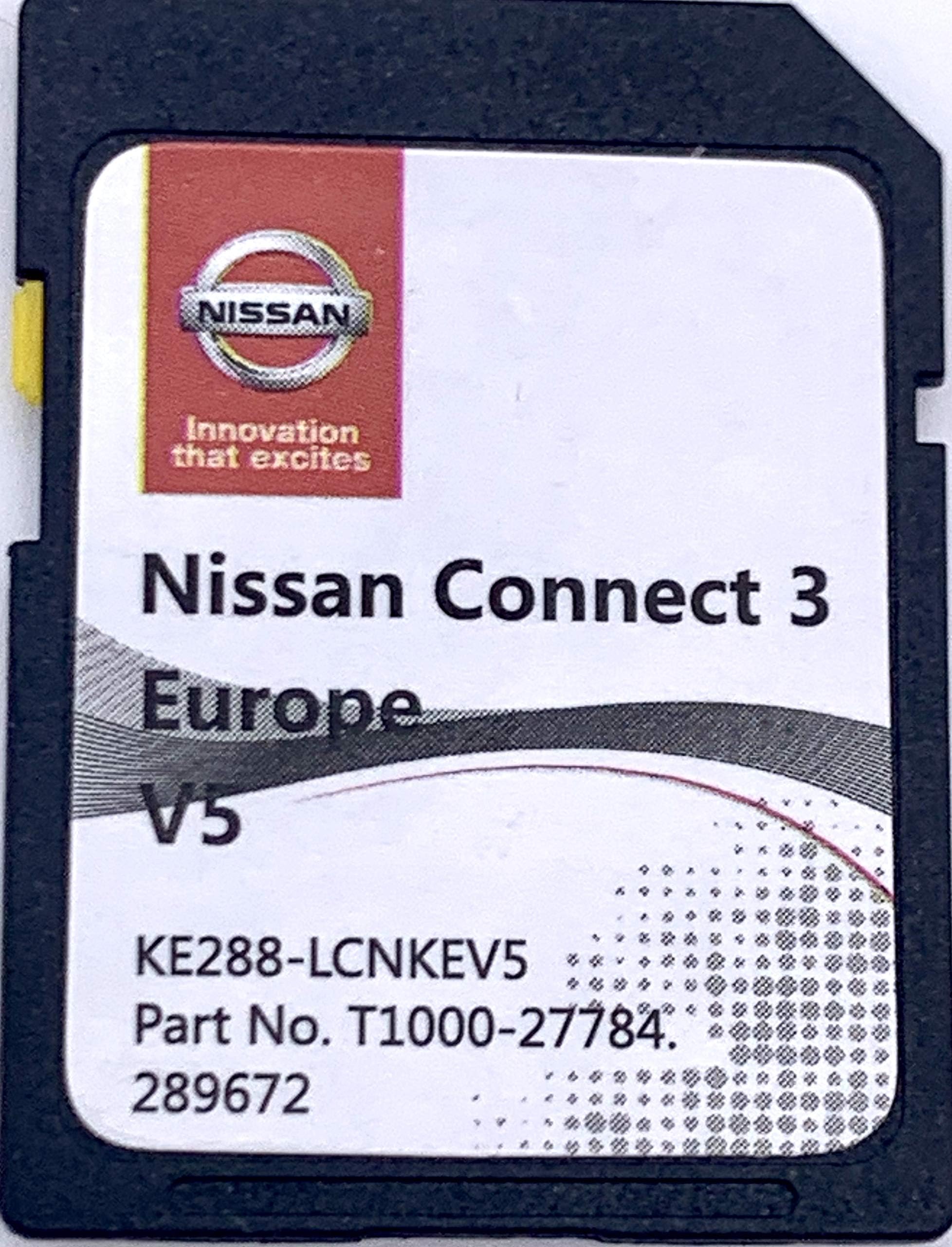 Nissan Connect 3 Navi Update 2017/2018 SD Card V3 Europe