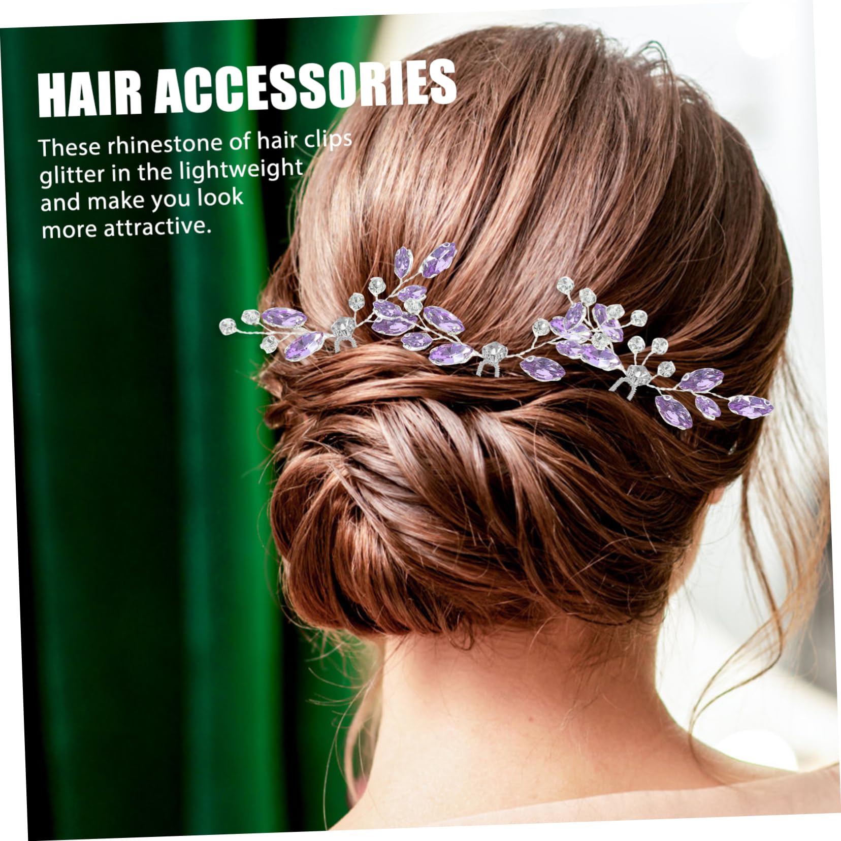 Healeved 12stücke Braut Haarschmuck Mit Strass Elegante Haarspangen Für Hochzeiten Festlichkeiten Und Besondere Anlässe Leichte Vielseitige Haarnadeln Für Damen Mit Funkelndem Design