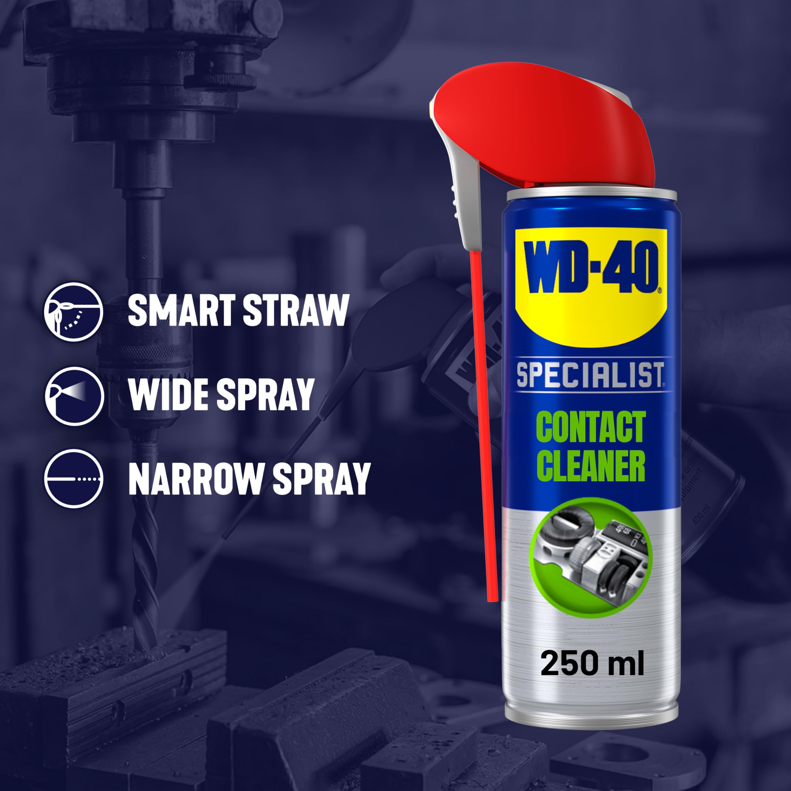 WD40 44716 szybkoschnący środek czyszczący kontaktowy 250 ml