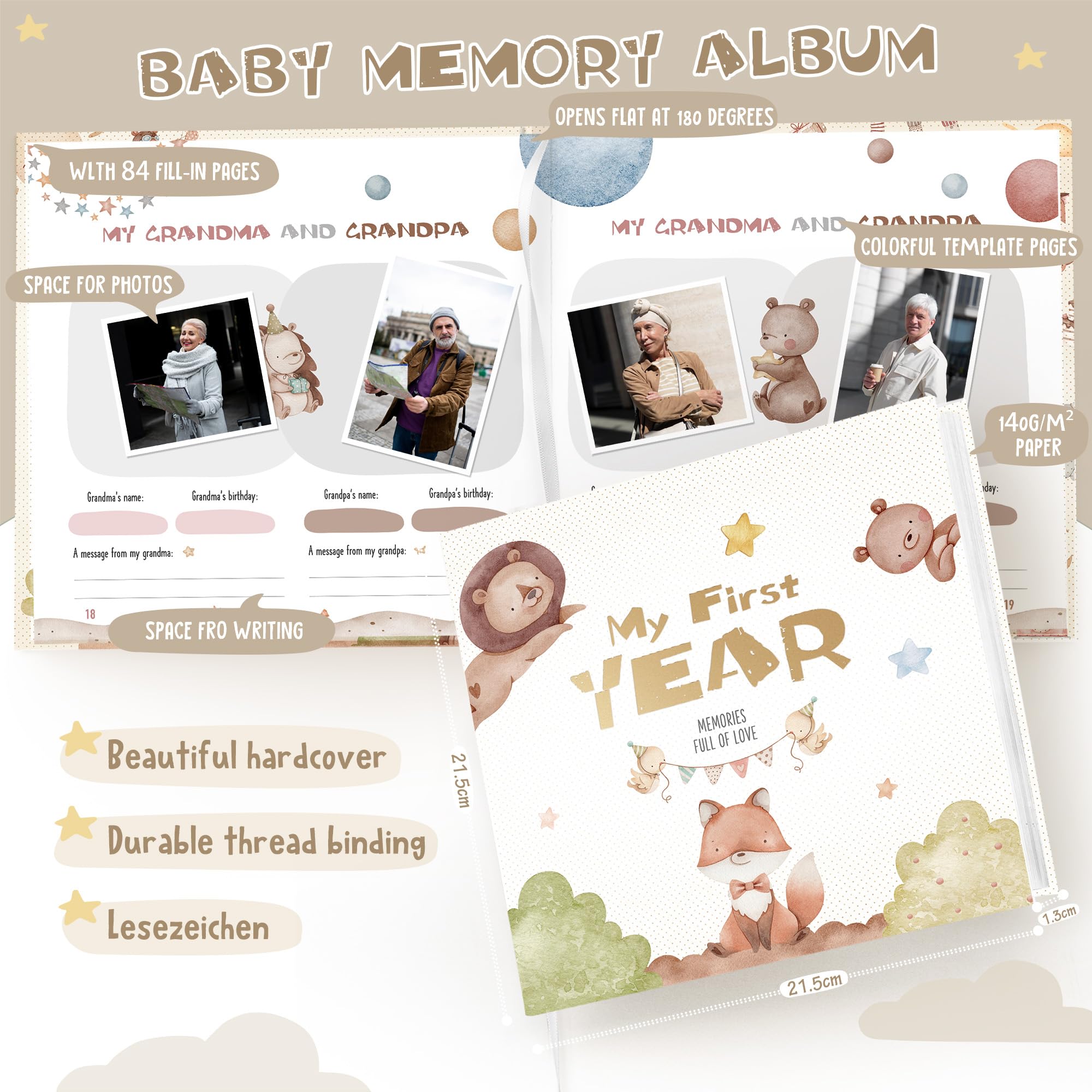 Hyggartn Baby Memory Book - Image 3