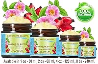 Vista 7 de Botanical Beauty Aceite de rosa manteca de rosa cadera 100% natural puro virgen sin refinar crudo prensado en frío para cara, piel, cuerpo, cabello