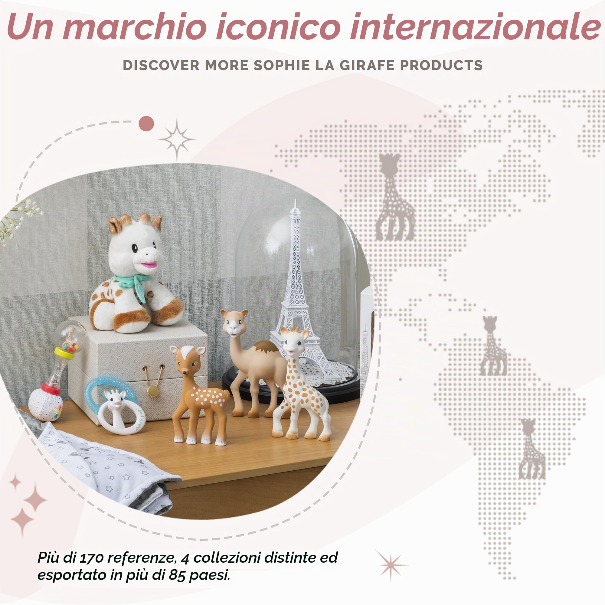 Sophie la Girafe - Cofanetto Nascita Giocattolo + Libro + Sonaglio