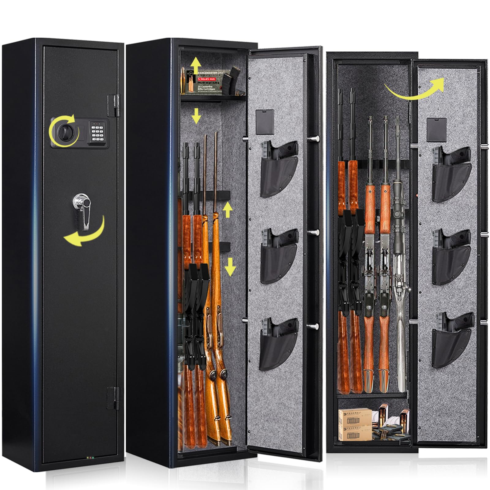 Buy SATIPAL Safe, Safes for Home and Pistols, Safes for s and s with Removable Shelves and 3