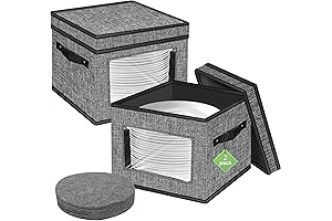 homyfort China Storage Containers Felt Storage Bin with Lid and Handles