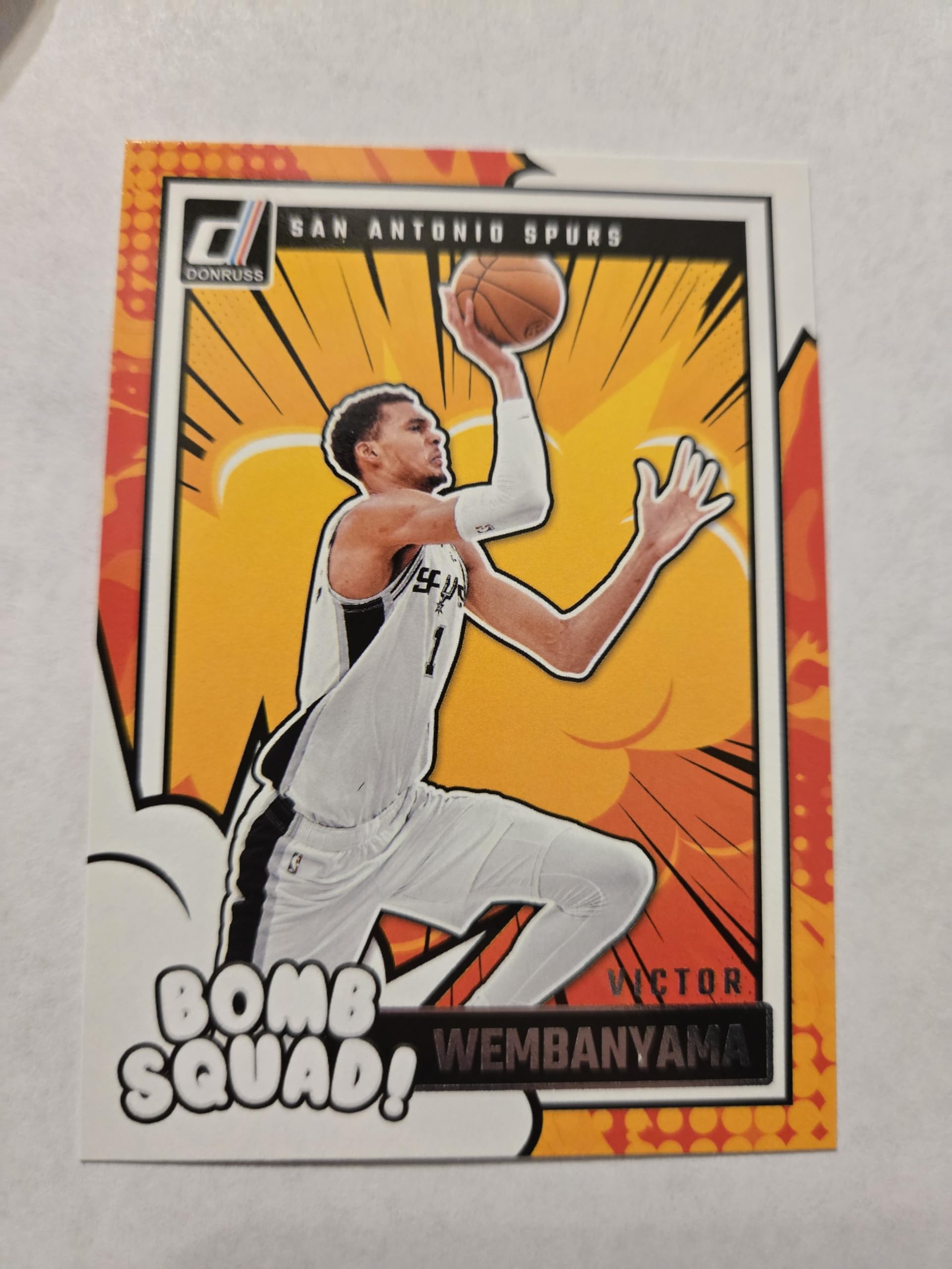 rare victor wembanyama card Amazon.com: 2024-25 DONRUSS BASKETBALL VICTOR WEMBANYAMA BOMB SQUAD RARE  INSERT TRADING CARD : Collectibles & Fine Art