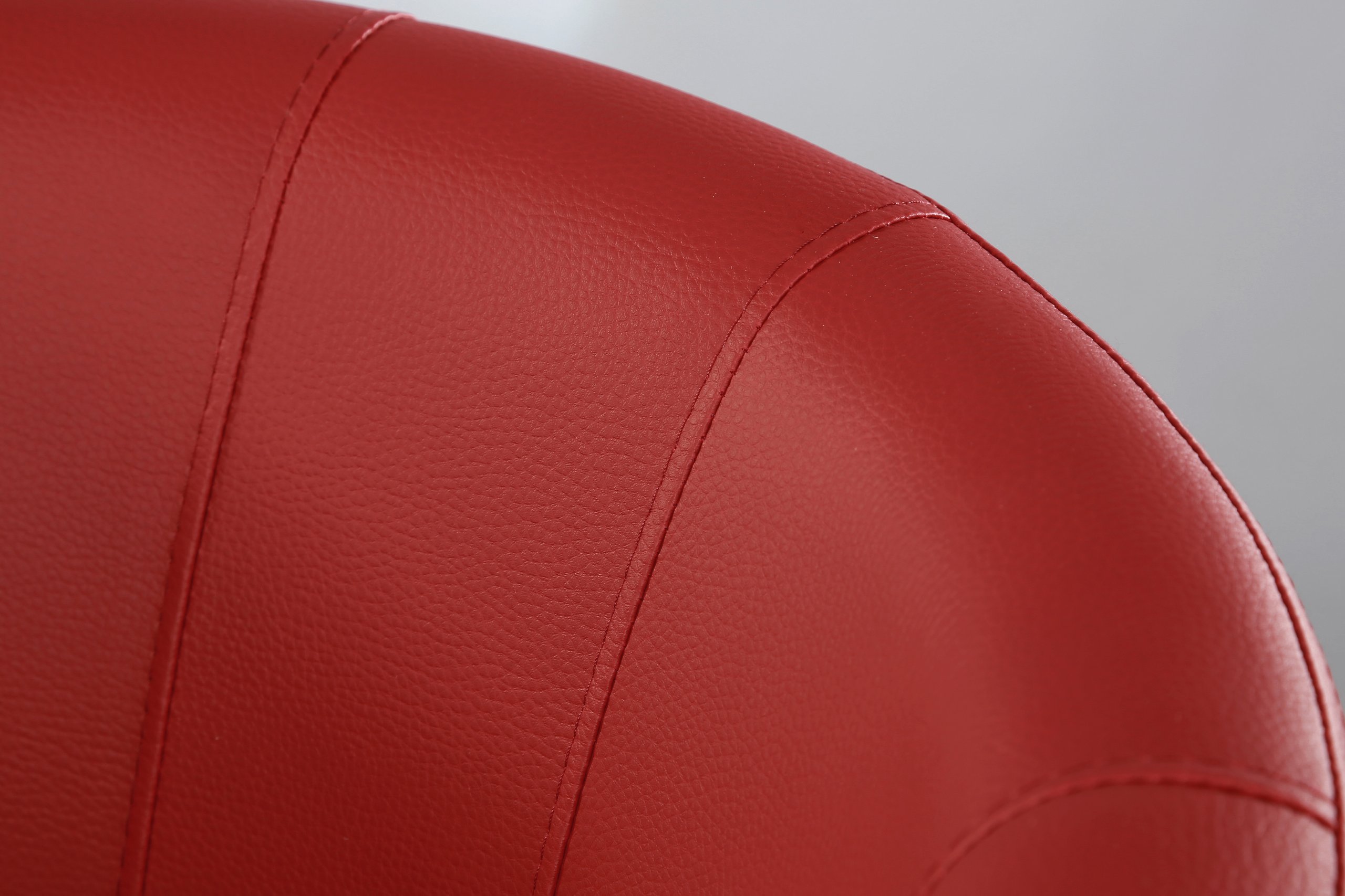 Design Farbe Rot Sessel Clubsessel Loungesessel Club Möbel Bürosessel Praxismöbel Kunstleder Neu