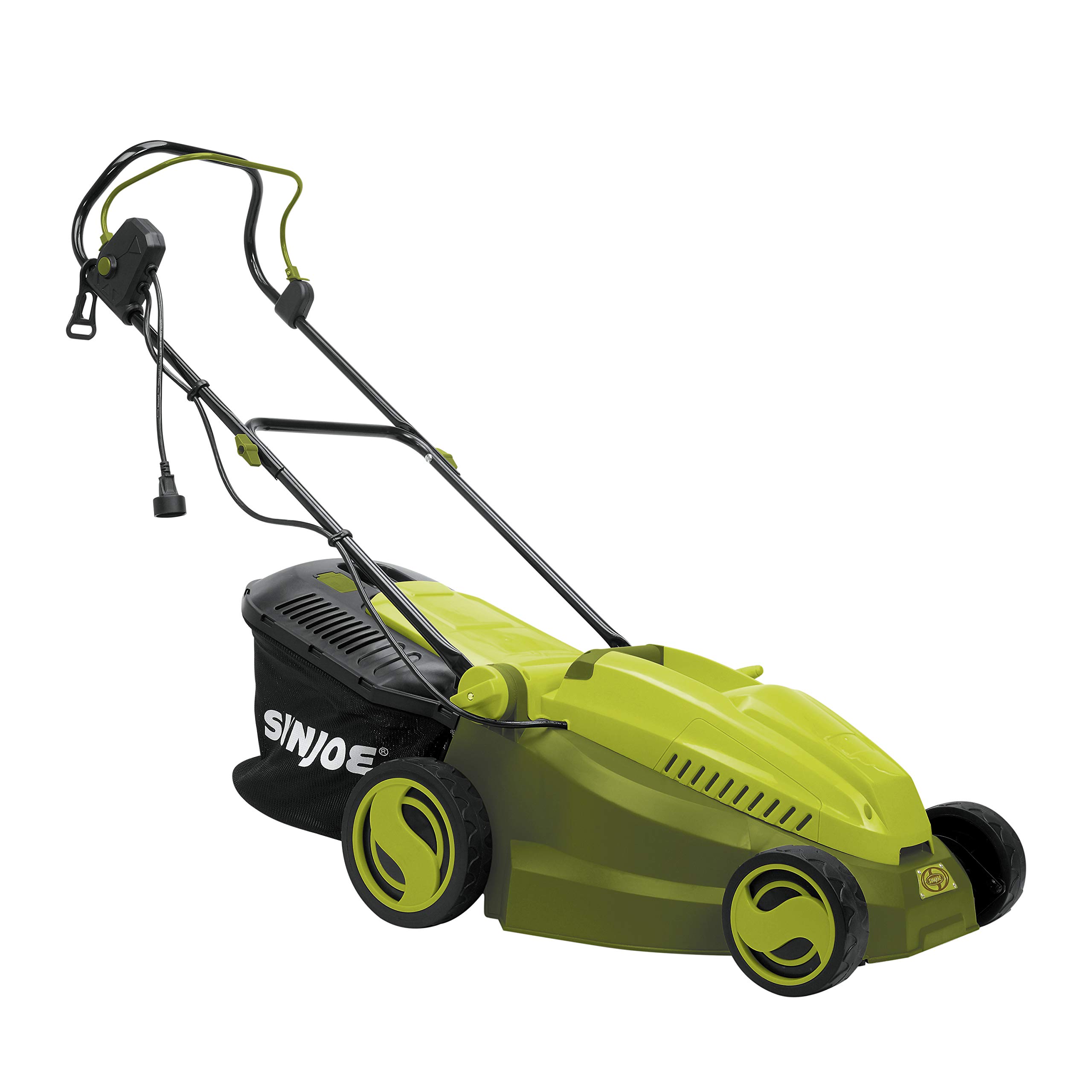 Buy Sun Joe MJ402E 16Inch 12Amp Electric Lawn Mower + Mulcher, 6