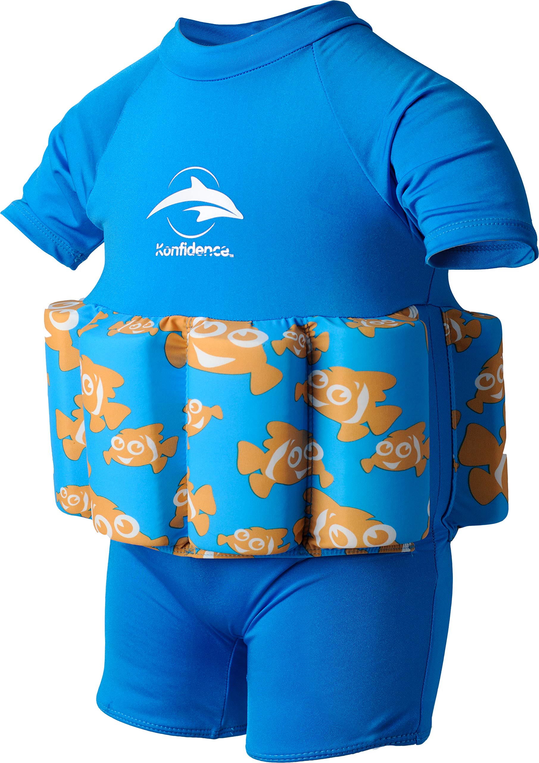Float suit - Traditional Kids Swimsuit for 1-5 Years with Adjustable Buoyancy/Removable Foam Floats - Super Soft,Flexible Lycra