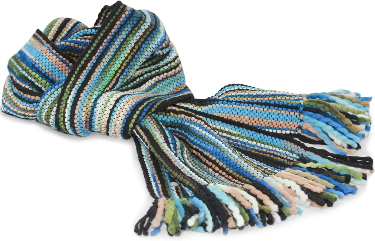 Tumia LAC - Striped Thick, Long Luxurious Scarf