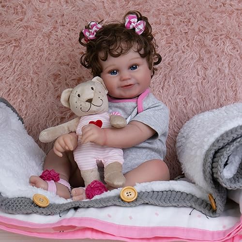 Miniatura 8 de Milidool Reborn Baby Dolls - Muñeca de bebé recién nacida realista de 20 pulgadas, hecha a mano con amor