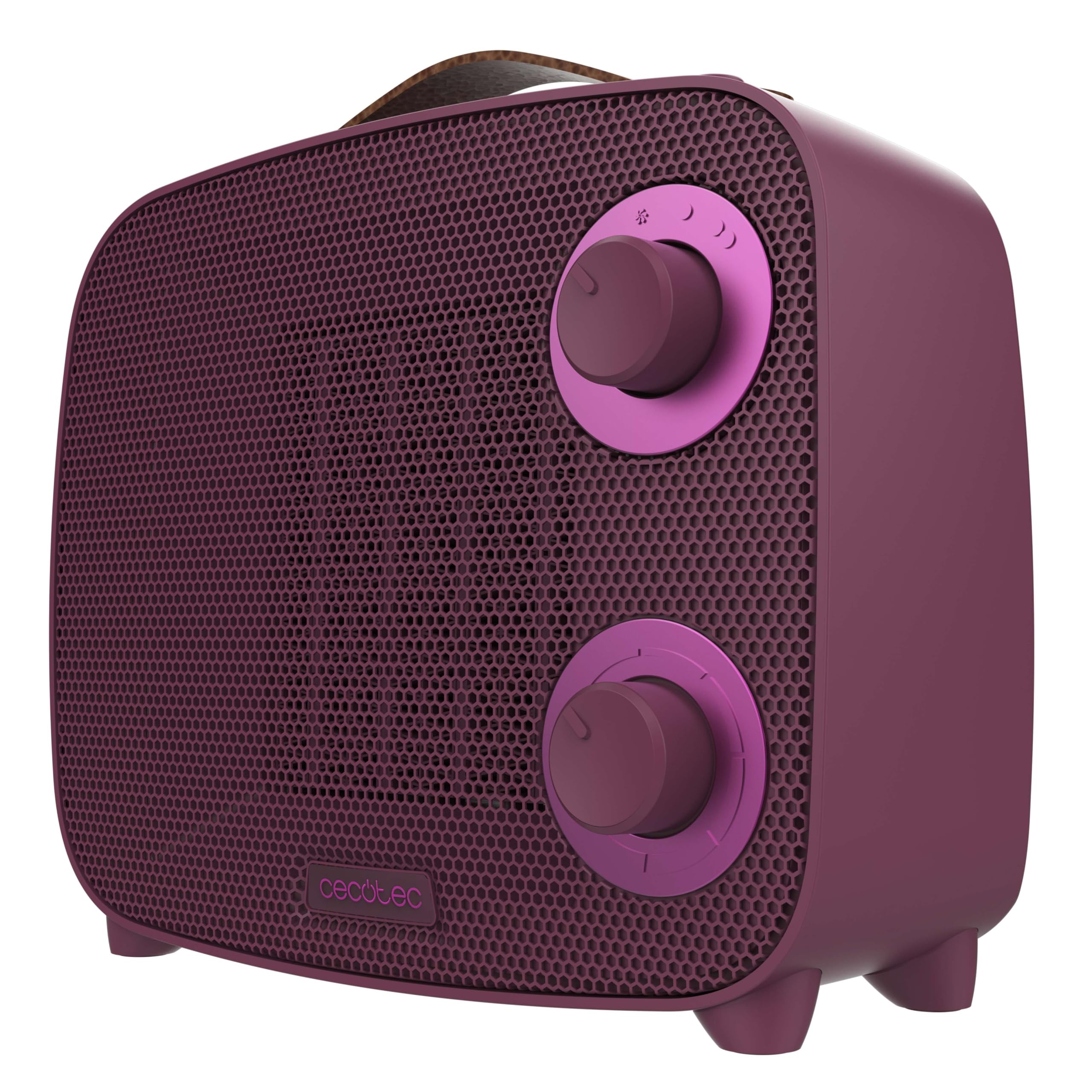Cecotec Termoventilatore Ceramico da Tavolo ReadyWarm 1500 Ceramic Aura. 1500W, 3 Modalità, Termostato Regolabile, Silenzioso, Tripla Sicurezza, Design Moderno, Copertura 15m², Efficienza Energetica