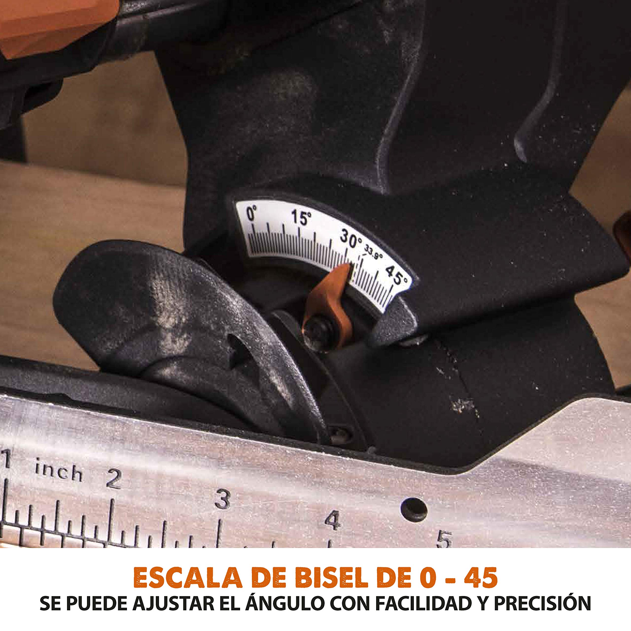Evolution Power Tools R255SMS Sierra ingletadora Deslizante multimaterial, con Paquete Plus, Corta acero dulce, aluminio, plástico, madera con clavos incrustados 230 V, 255 mm