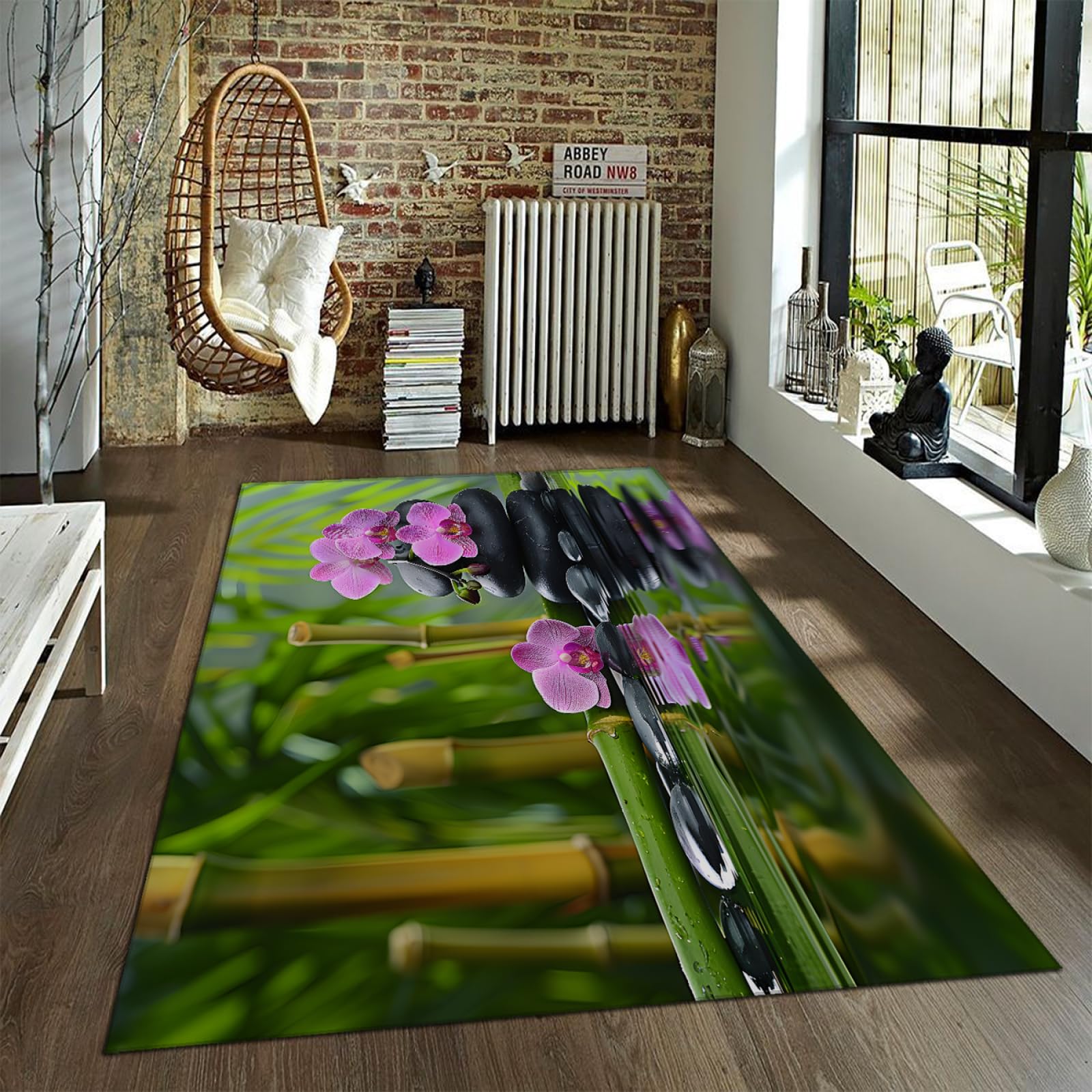 Tapis antidérapant lavable pour sécuriser le sol du salon et de la chambre