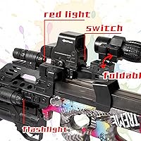 Vista 4 de EMERBU Gel Splat Blaster P90 de la serie EMERBU Lite - Batería recargable modular de 7.4 V - Manual y totalmente automático - para mayores de 15